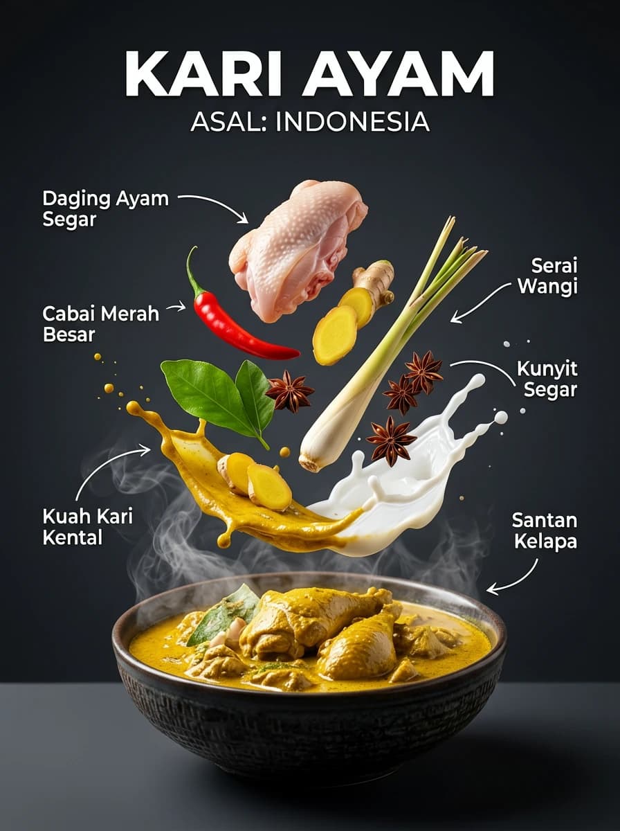 Vertically composed hyper-realistic cuisine infographic with bilingual labels, generated by ERNIE Image