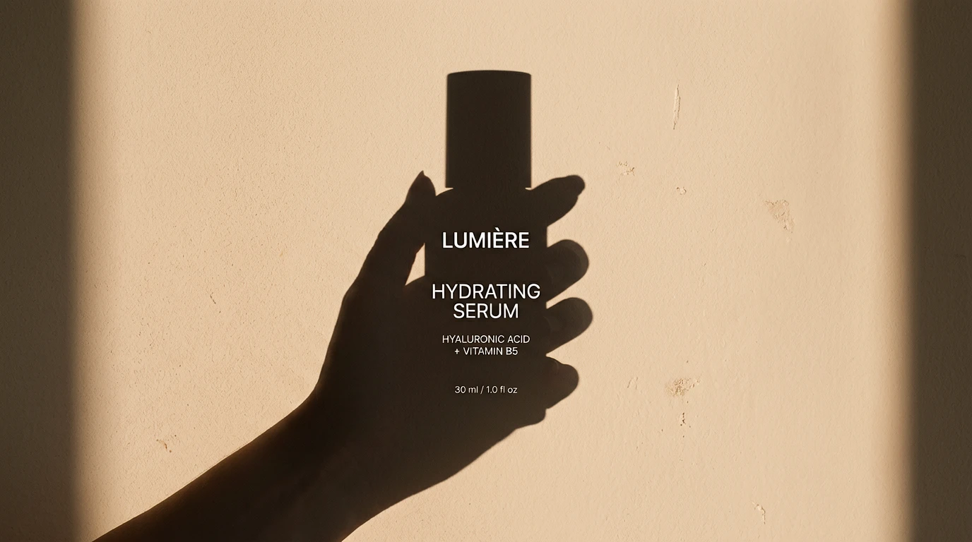 ERNIE Image text rendering example - Lumiere Serum