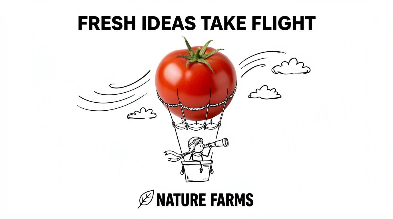 A widescreen-ratio minimalist creative advertisement image. The frame features a pure white backgrou